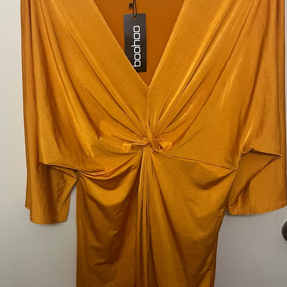 Boohoo Orange Dress